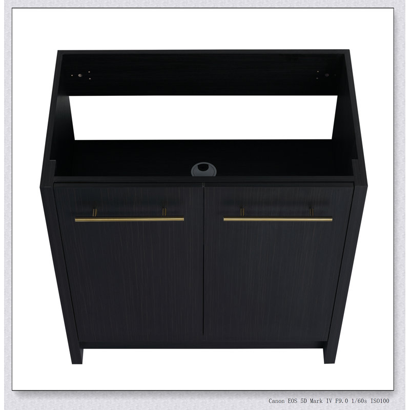 Meuble-lavabo autoportant de 30 pouces (sans lavabo supérieur)