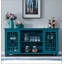 Buffet 60 po avec 2 portes, armoire de rangement avec tablettes réglables