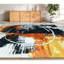 Handmade Wool Abstract Area Rug-64348460