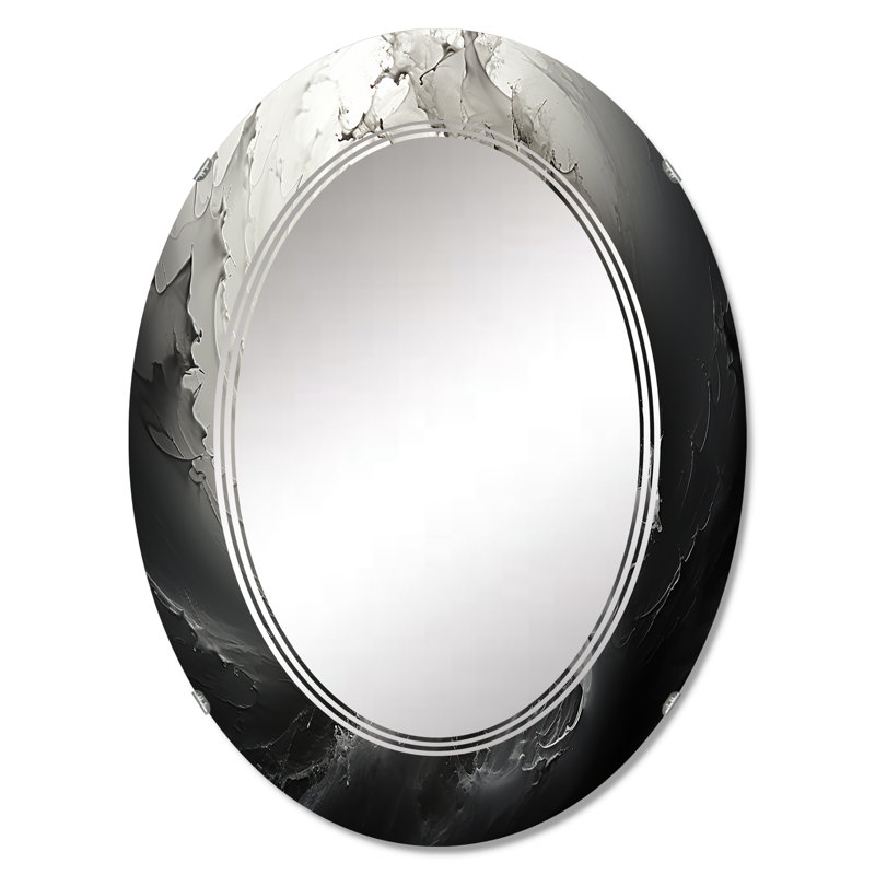 Miroir mural Hassa - Paysages ovale, 36 po x 24 po