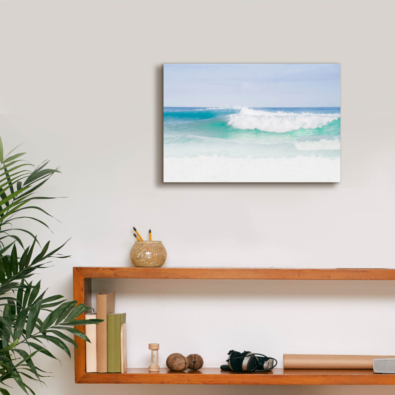 «Blue Green» par Verne Varona, H 12 po x l 18 po x P 0,75 po