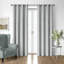 Walker Ticking Stripe Sage Cotton Grommet Top Drapery Panel Set of 2-1618949314