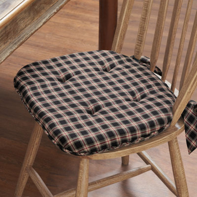 Coussin de chaise à motif écossais Bingham