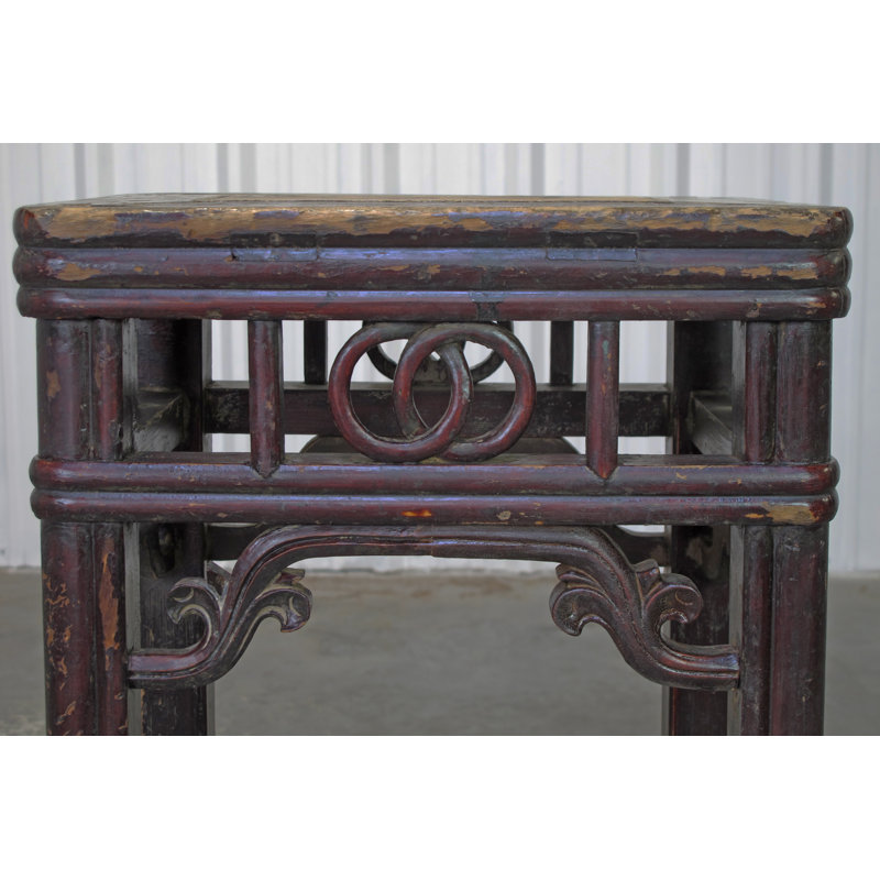 19th Century Chinese Elm Pedestal Table