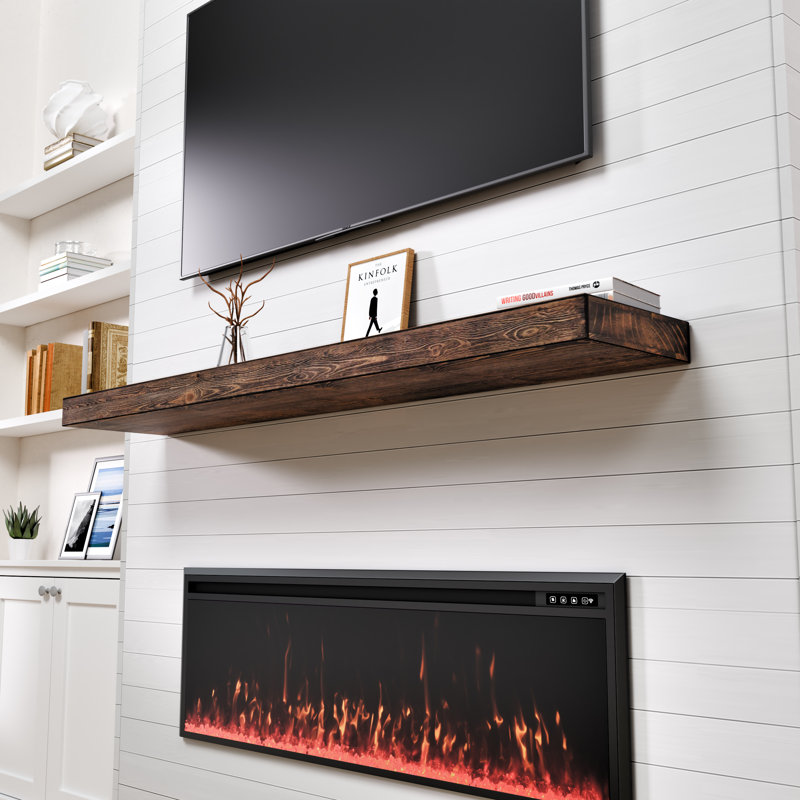 Fireplace Mantel, 60, Grey