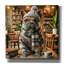 «Hipster Dog - French Bulldog» par Rey Klimt, art mural sur toile-1991595622