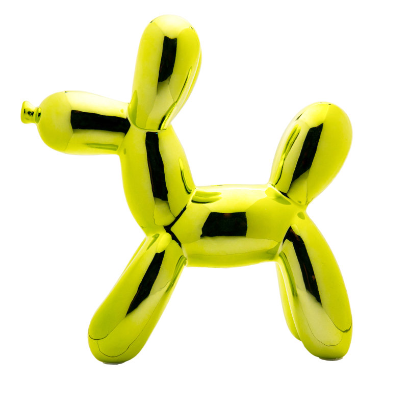 Tirelire pour chien en céramique Plus, Chaux, H 12 po x l 4 po x P 12 po