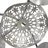 Silver/Black Metal Textured Plate Wall Decor with Black Accents 59" x 3" x 25"