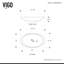 Lavabo de salle de bain vasque ovale blanc mat Stone ™ avec robinet H 10 po L 23 po x l 14 po x H 4 po Wisteria