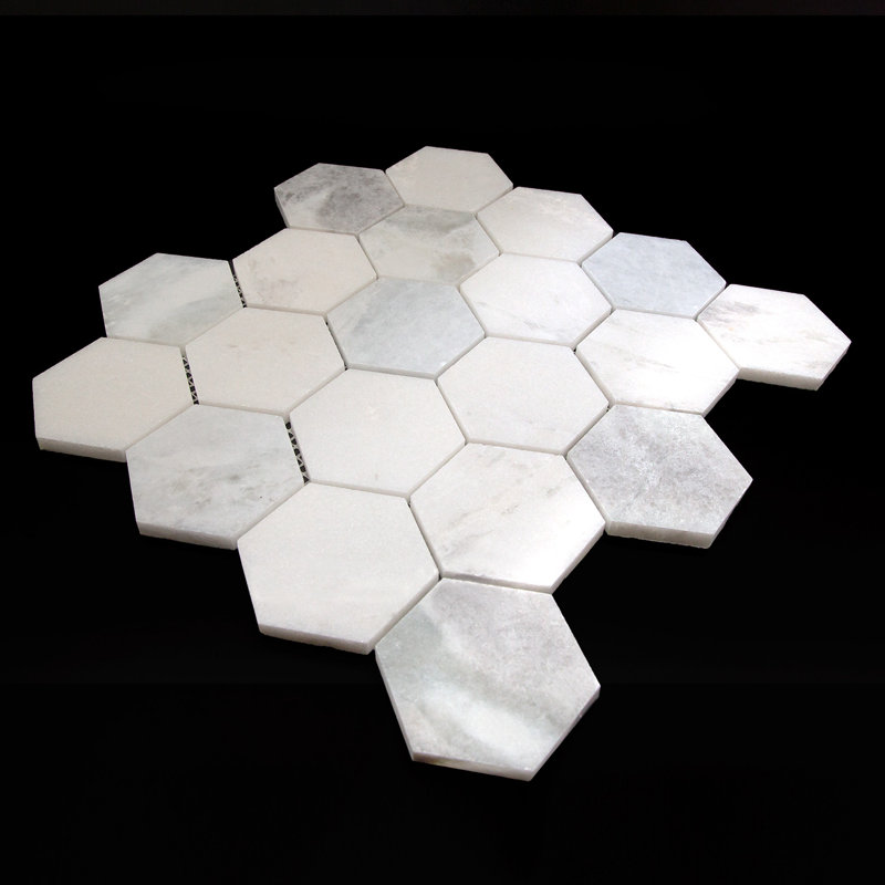 Polished Honeycomb Natural Mosaic Tile