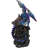 Metallic Hyperion Dragon Perching Mushroom Tower Fortress Figurine