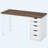Computer Desk with 5 Drawers-1618757734