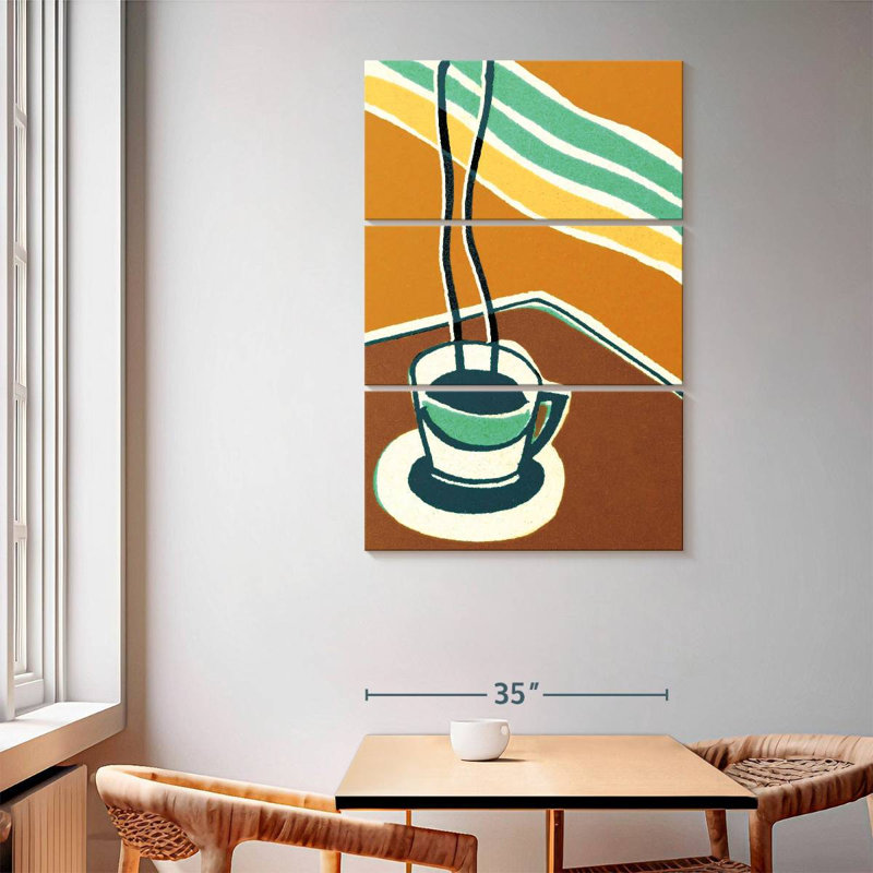 Yarlin Boho Style Coffee, 65" H x 42" W