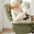 Chenille Comfortable Lounge Chair-223556687