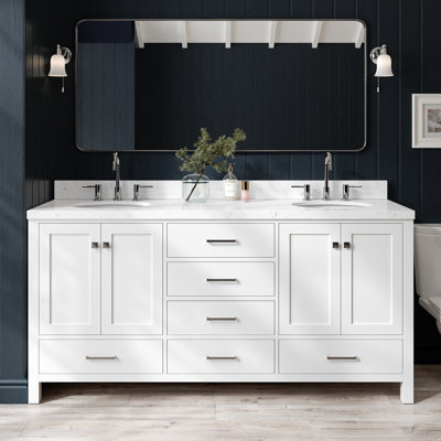  Meuble-lavabo double 72,25 po avec comptoir