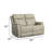 Eamon Reclining Sofa with Power Headrests & Lumbar-101952250