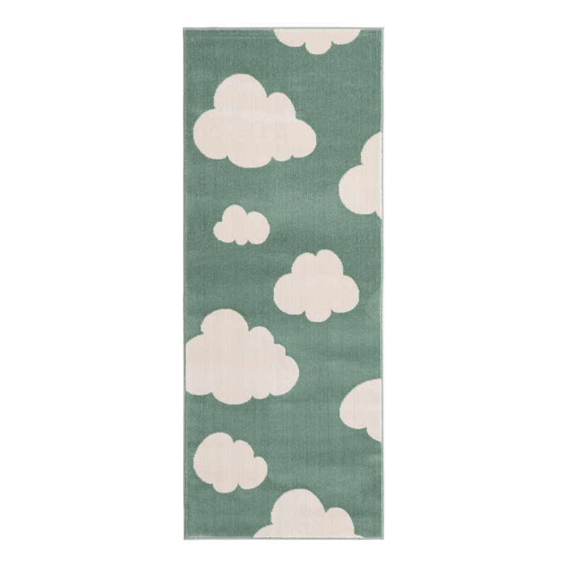 Tapis pour enfant Unique Loom Clouds, Tapis de couloir 2 pi x 5 pi 1 po
