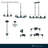 Verlana 5 - Light Steel Dimmable Chandelier-2080523941