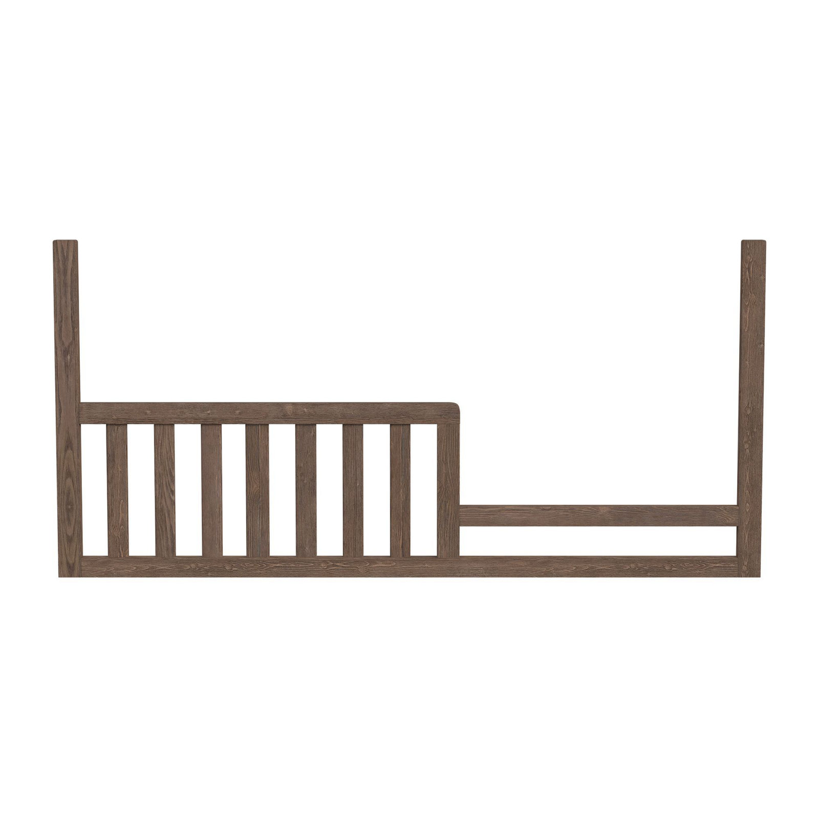 Jemma Convertible Toddler Bed Rail, Harvest Brown