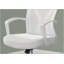 Chaise de bureau, hauteur réglable, pivotante, ergonomique, accoudoirs, bureau d'ordinateur, travail, filet blanc, métal chromé, contemporain, moderne-1176664876-1176664879