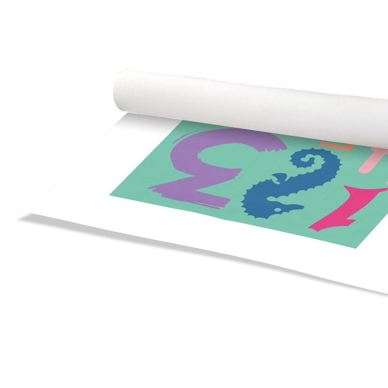 Décoration murale 123 pour enfants, H 16 po x l 12 po x P 1 po, Papier