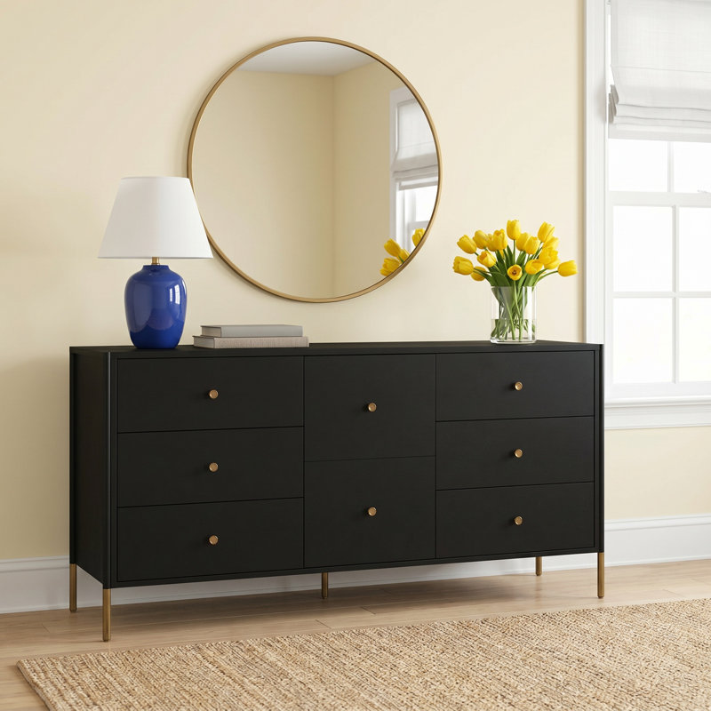 Acer Iron 70'' W 8 - Drawer Dresser