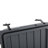 Sunjoy 60-Quart Insulated Portable Rolling Ice Chest Solar Cooler with Wheels for Party, Camping and Outdoor Activities-60097195