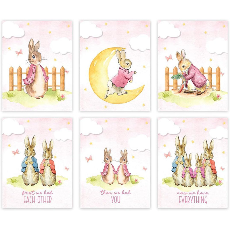 Décoration murale pour chambre d'enfant Peter Rabbit