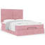 Upholstered Ottoman Bed with Mattress