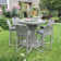Bonnybrook Round 6 - Person 46" Long Bar Height Dining Set with Cushions