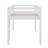 Twin Size Solid Rubber Wood Loft Bed – Ladder & Strengthened Slat Bed Platform-502165895