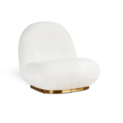Méridienne Leif White Plush Glam