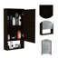 Armoire à pharmacie Mariana, une tablette externe, miroir à une porte et deux tablettes internes-1611559187