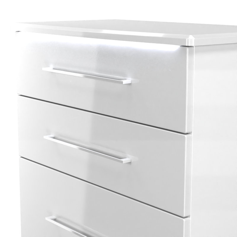 77 cm W Chest of 4 Drawers, White