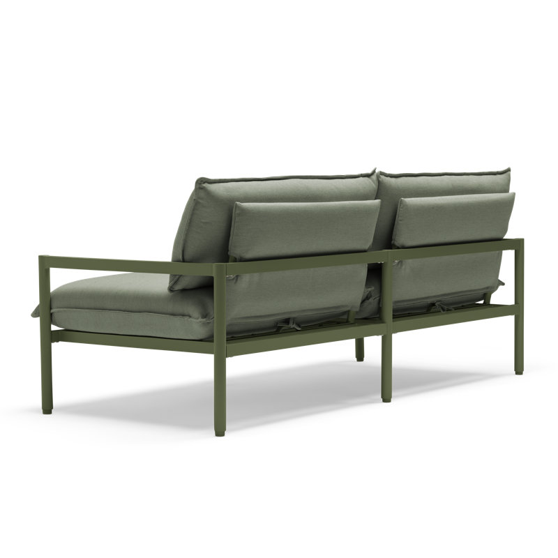 Terra Outdoor 2 - Seat Loveseat, Olive