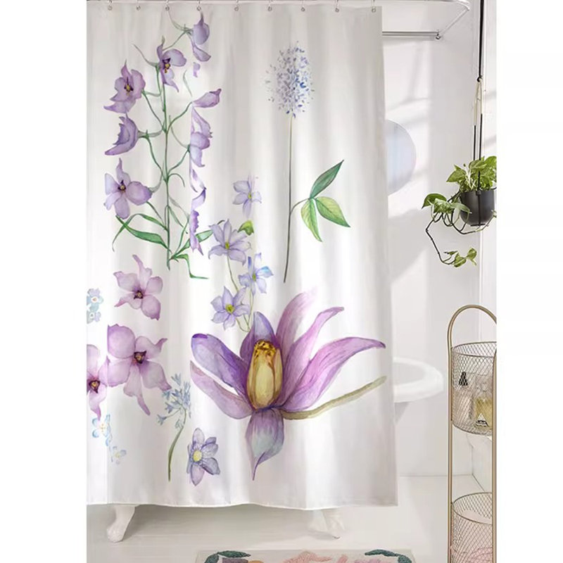 Rideau de douche en polyester
