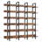 Library Bookcase 6 Tiers 73in Height with Back Fence Large Open Book Shelf Easy Assembly for Home Office-1520616316-1506527340