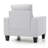 Mucci W Polyester Armchair, Modern Club Chair-79081105