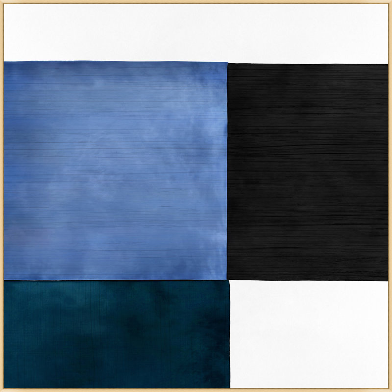 «Impossible Flow» par Thom Filicia - peinture sur toile à cadre flottant