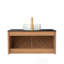 Meuble-lavabo mural avec lavabo rond en céramique-586570595