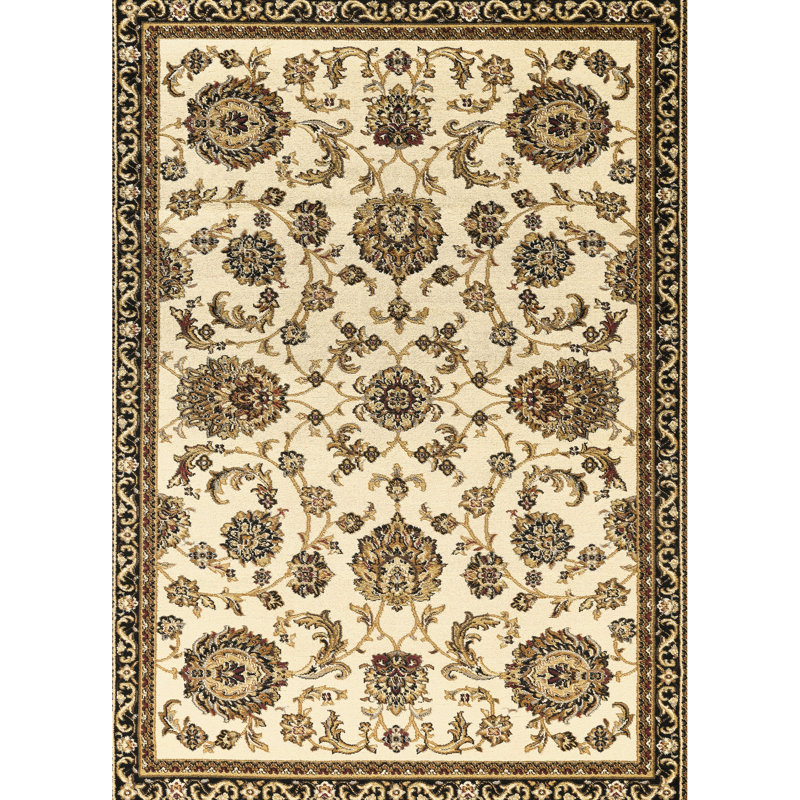 Area Rug 2 Ft. 7 In. X 3 Cream Polypropylene Classic Design With Elegant All - Over Pattern Color And Comfortable Look