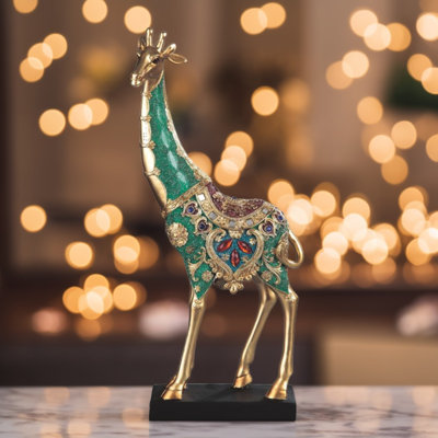 16.25"H Giraffe Figurine