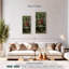 Vase de roses trémières-351293128
