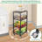 Kitchen 4-Tier Storage Cart on Wheels