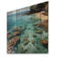 Vue aérienne de Blue Calm Beach - plage sur bois-606221851