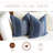  Striped Cotton Pillow Cover