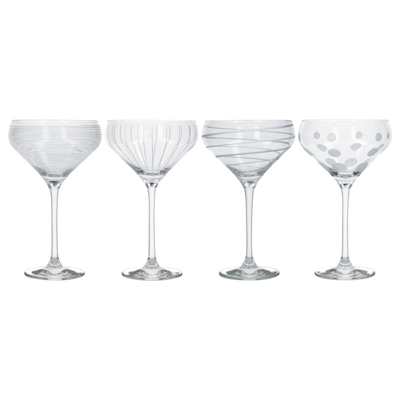 Mikasa Cheers Pack Of 4 Champagne Saucers