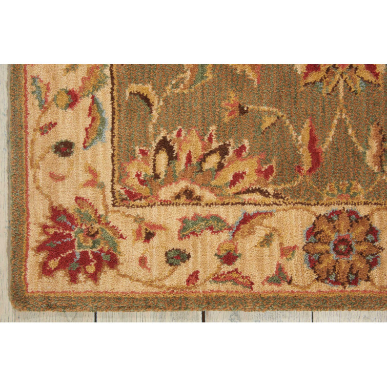 Iulfrith Wool Oriental Indoor Rug