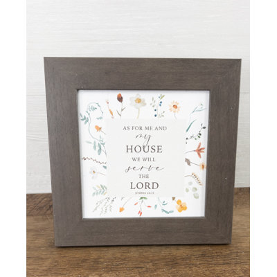 Framed On Paper Textual Art