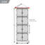 Armoire de rangement 4 niveaux à 4 niveaux avec 8 portes et 8 tablettes réglables pour le salon-475905448